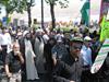 حضور پرشور کارکنان و کارگزاران حج و زیارت گیلان در راهپیمایی روز قدس 